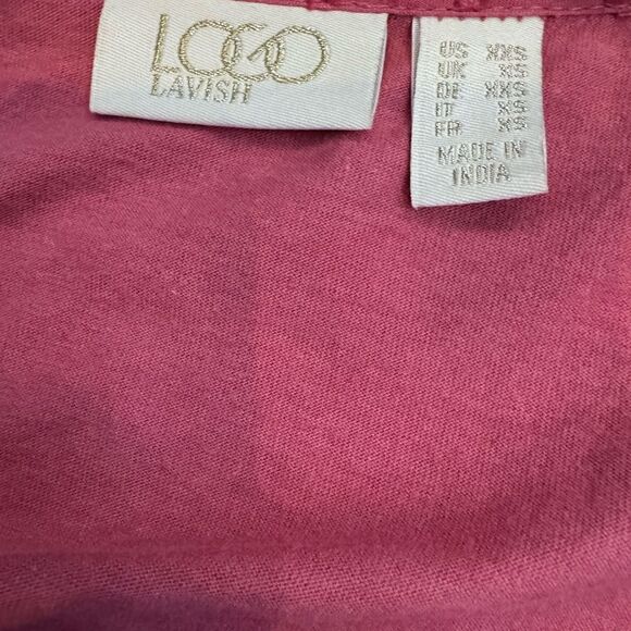 LOGO Button Down Long Sleeved Blouse XXS - Picture 8 of 10